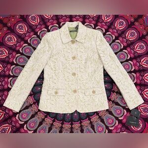 Liz Claiborne Embroidered Blazer w/ Bonus Undershirt